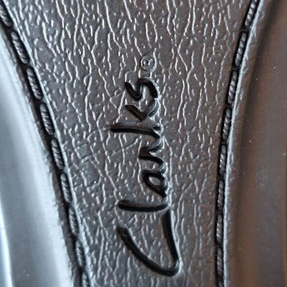 Clarks Bendables Ankle Boots Booties Womens 7 Faux Fur Blue - Picture 5 of 12